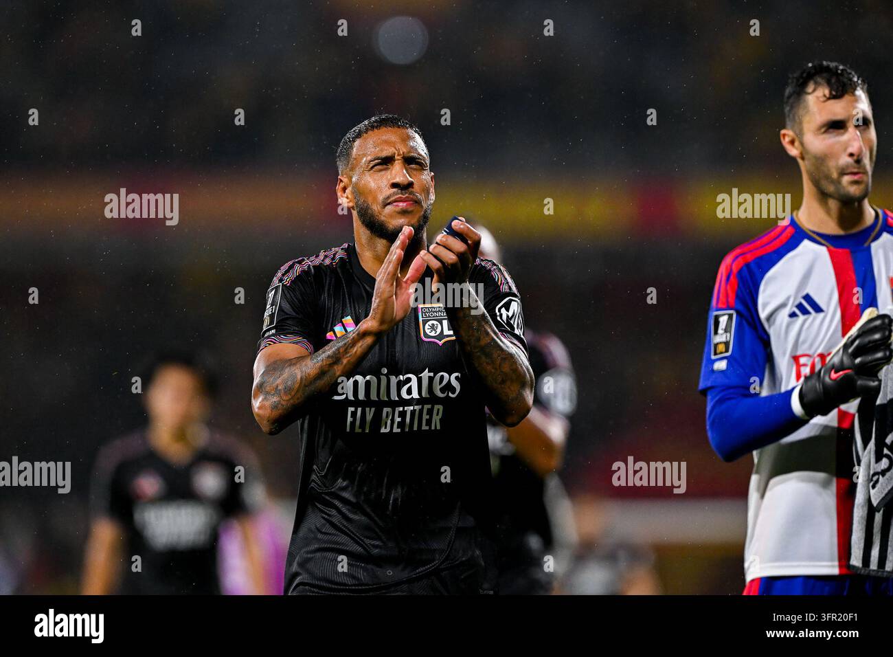 Corentin TOLISSO of Lyon after Ligue 1 McDonald's match between Lens ...