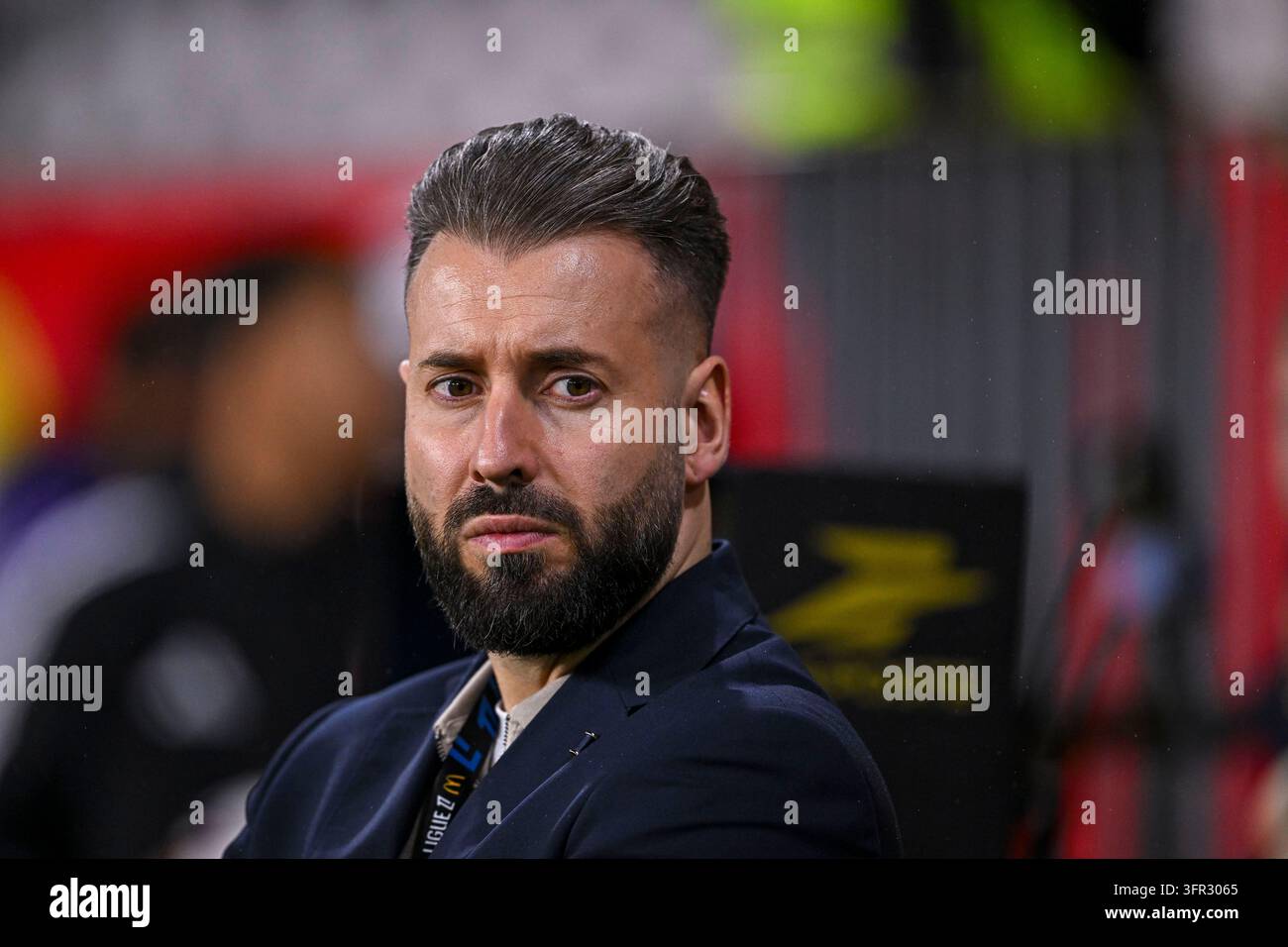 Hugo GEORGEL head of press and communication of RC Lens prior to the ...