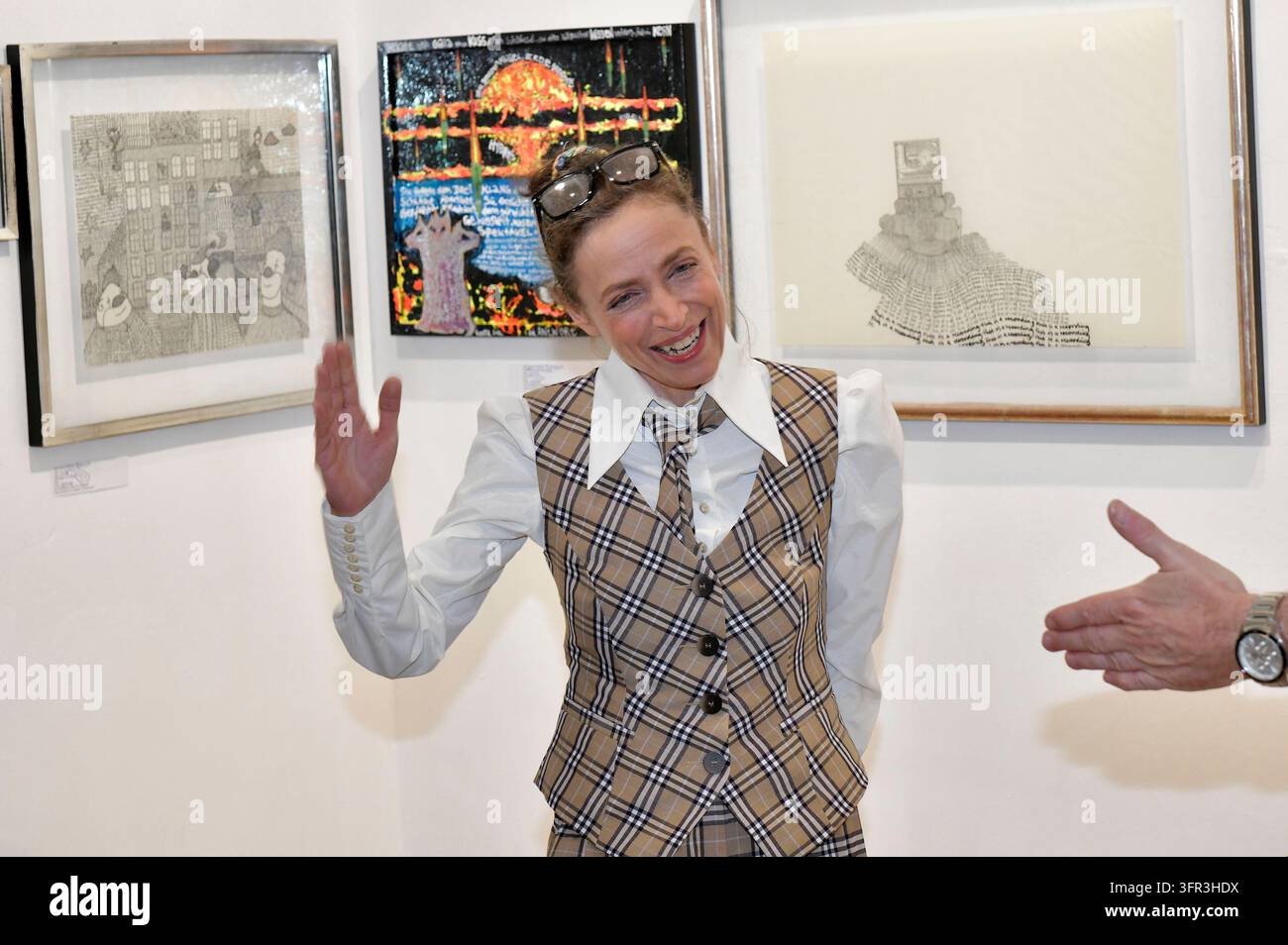 Anna Thalbach at the opening of the 4th pop-up exhibition of the M.A.R ...