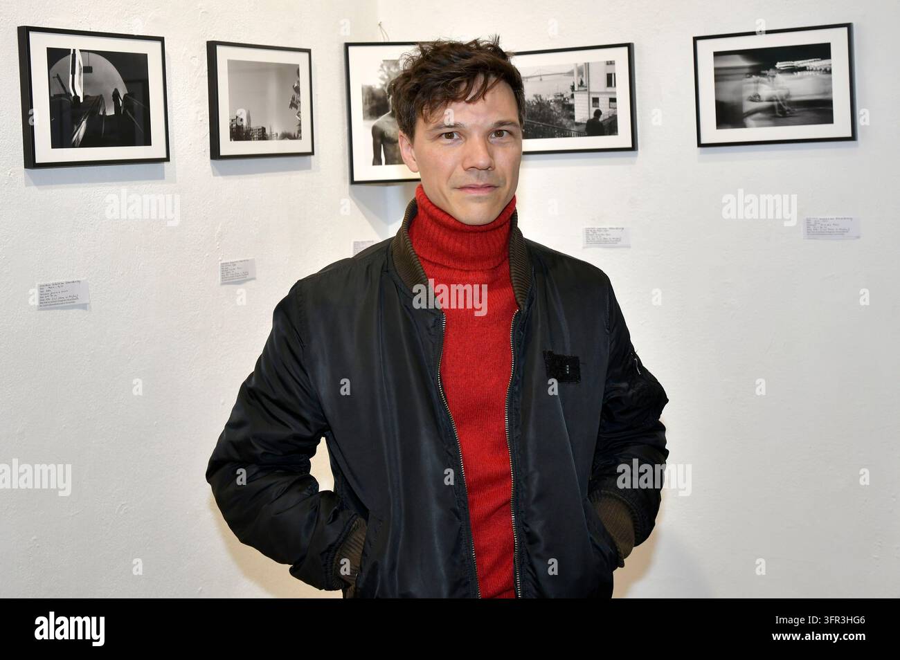 Sebastian Urzendowsky at the opening of the 4th pop-up exhibition of ...