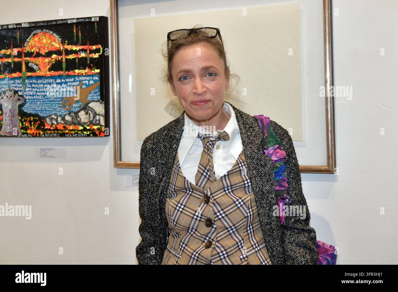 Anna Thalbach at the opening of the 4th pop-up exhibition of the M.A.R ...