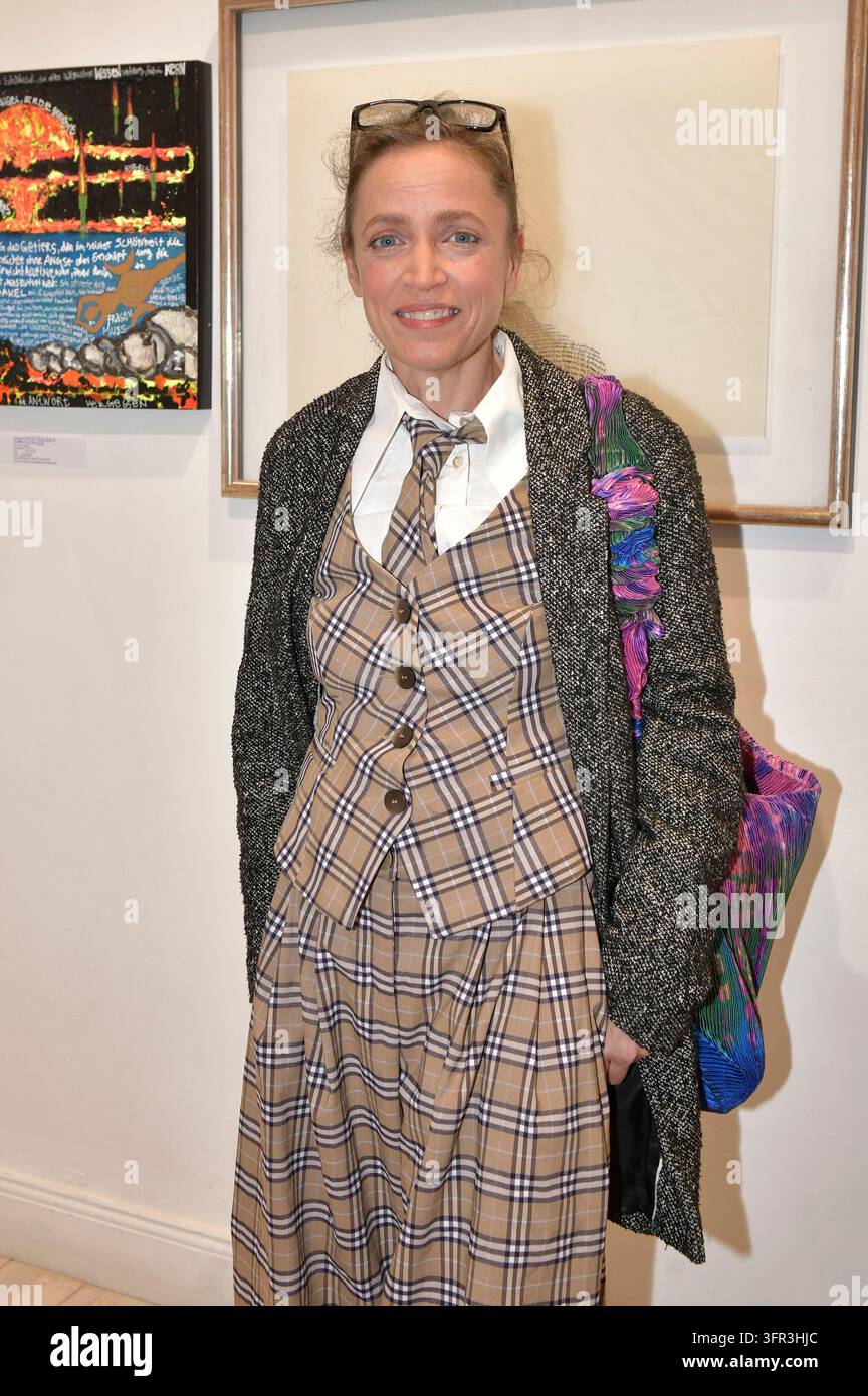 Anna Thalbach at the opening of the 4th pop-up exhibition of the M.A.R ...
