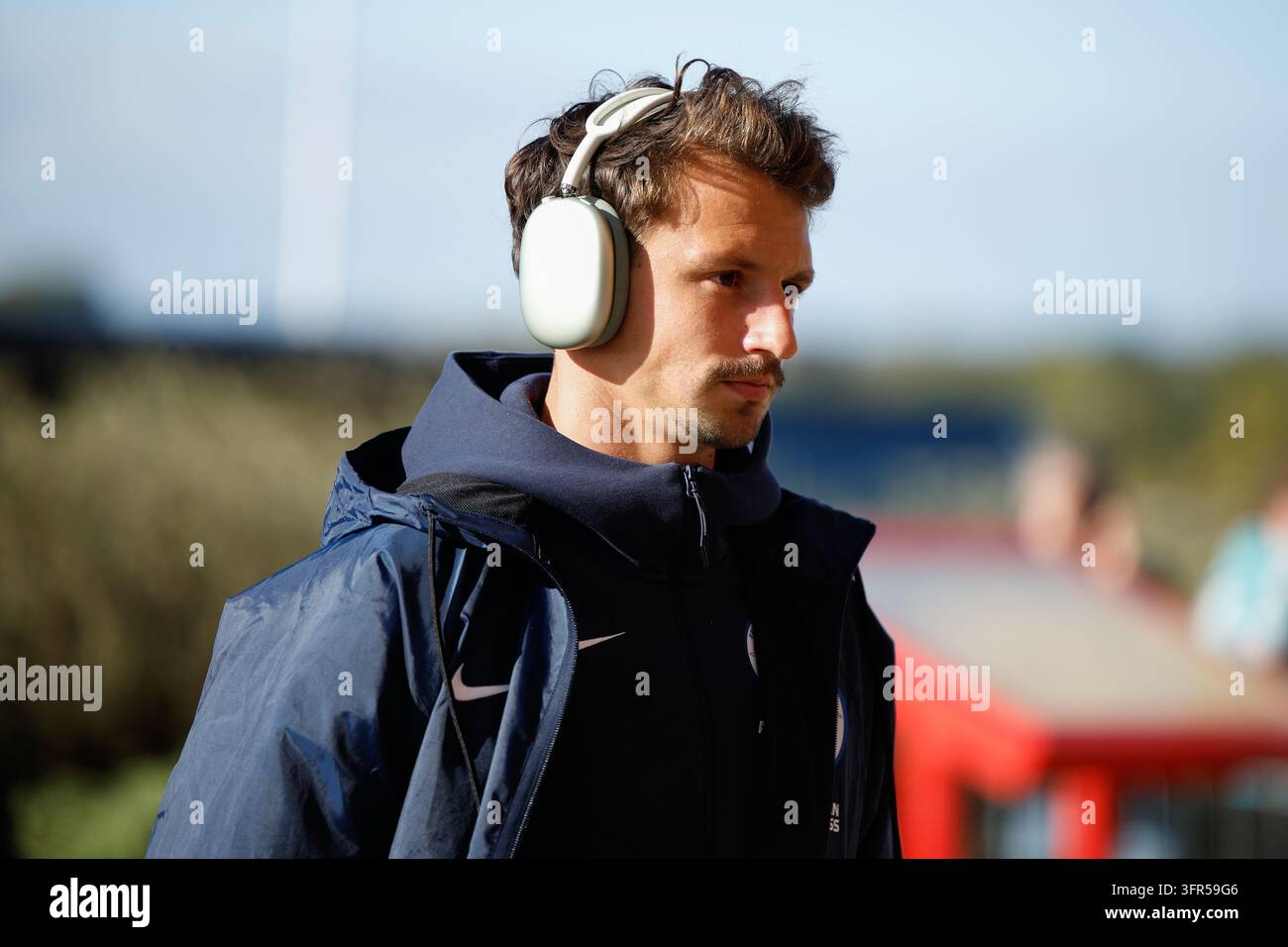 Pascal Struijk of Brighton arrives for todays game during the ...