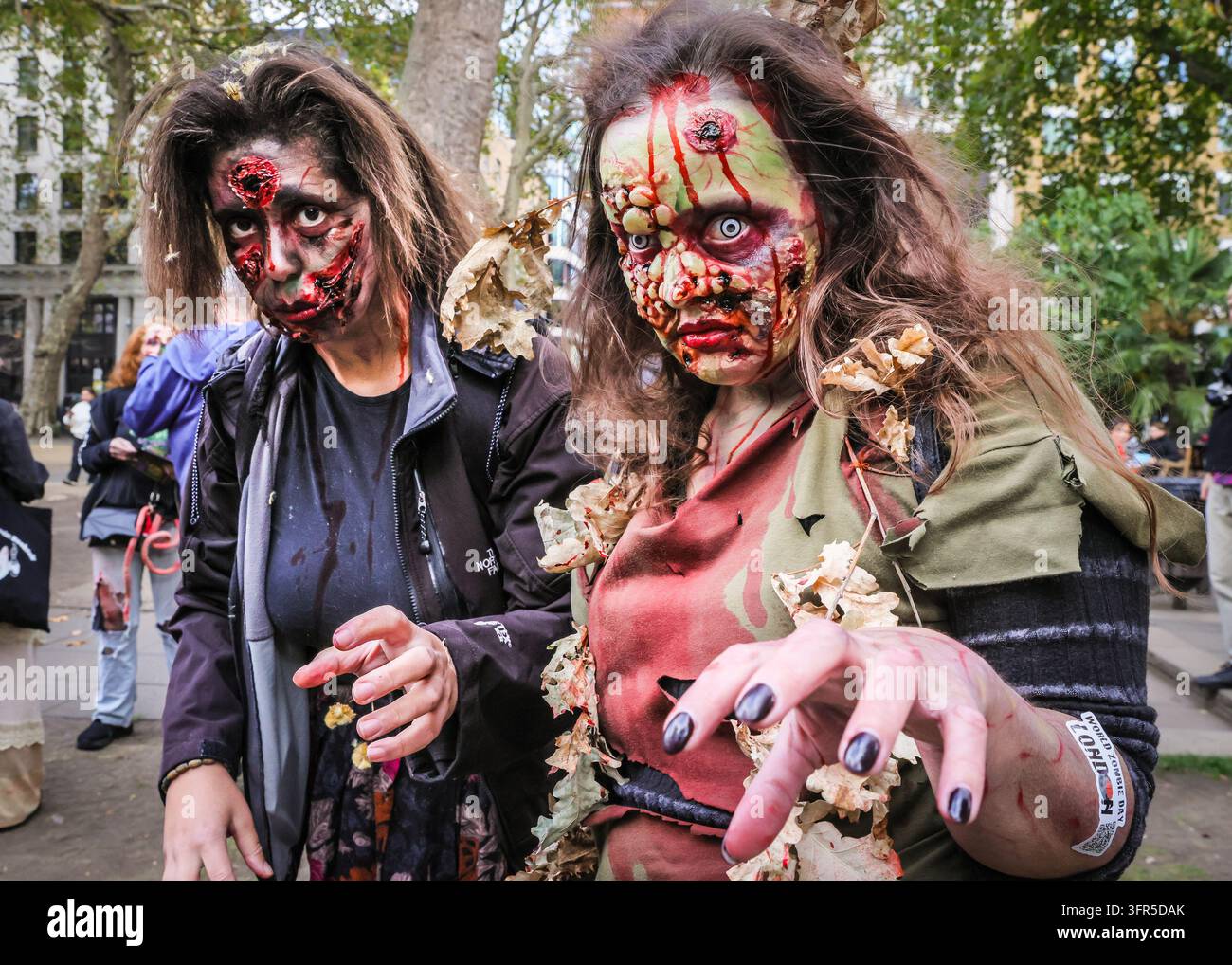 London, UK. 10th Sep 2026. Participants in the annual World Zombie Day ...
