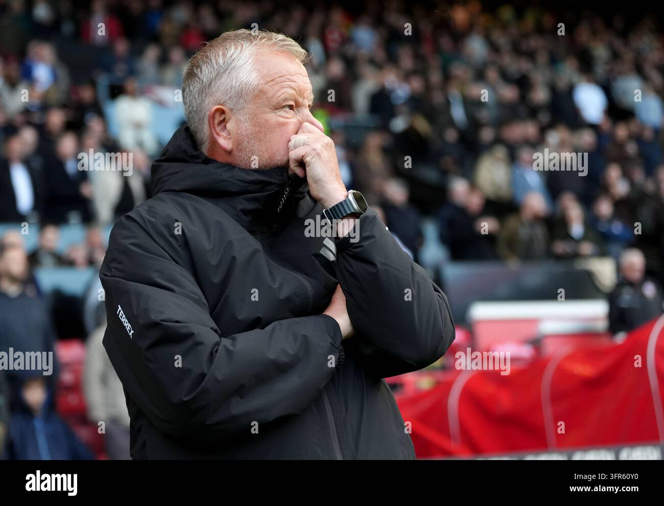 Cgris Rabb Sheffield United manager Chris Wilder during the Sky Bet Championship ...