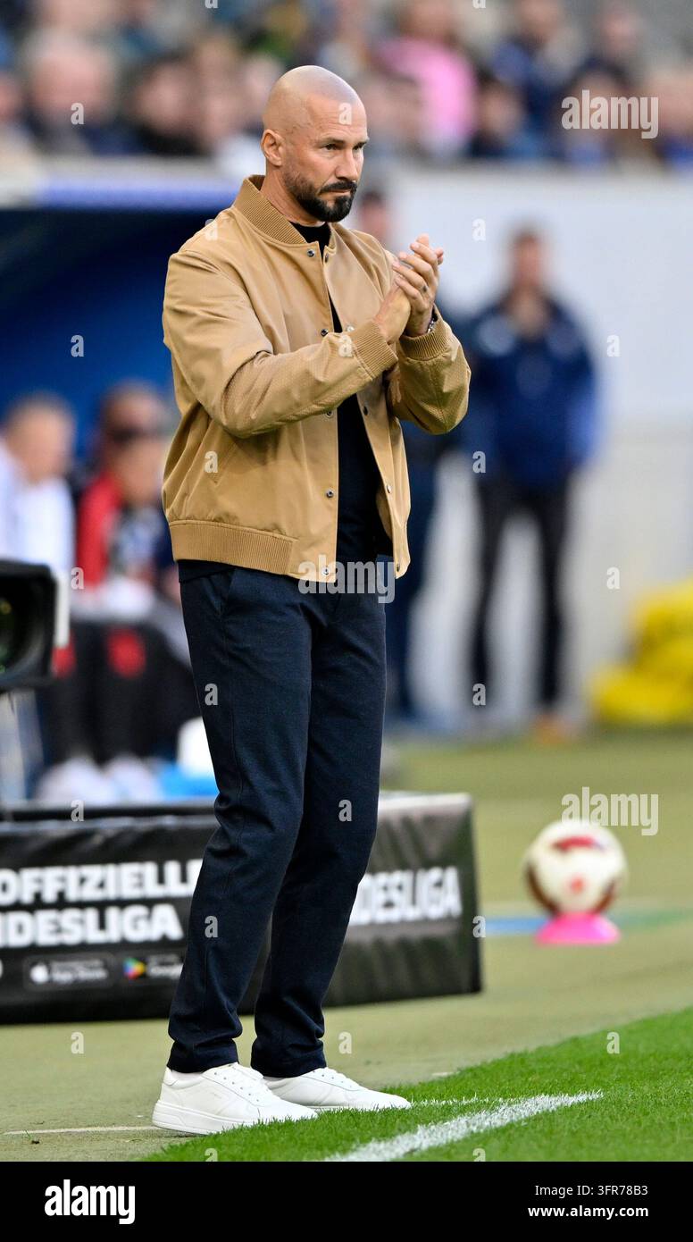 Coach [coach] Coach Christian Ilzer TSG 1899 Hoffenheim on the sideline ...