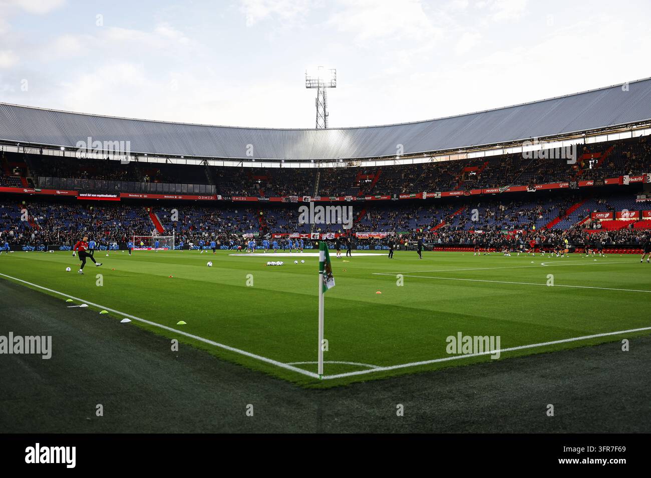 ROTTERDAM - Overview of the stadium prior to the Dutch Eredivisie match ...