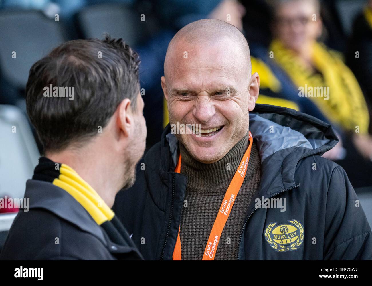 Text For Pac Code HÄLLEVIK 2026-10-10Mjällby AIF's coach Andreas Brännström during ...