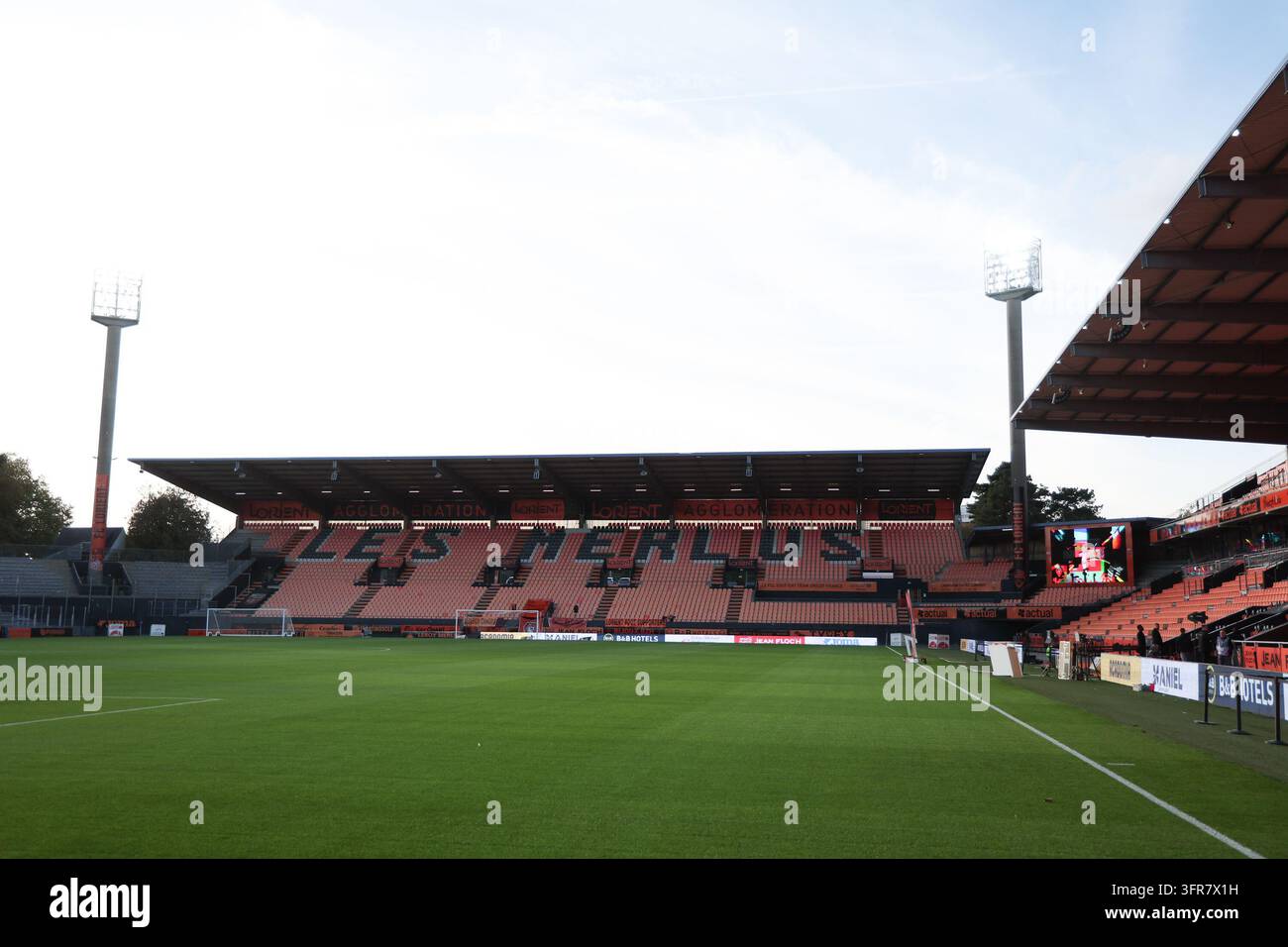 General View of Stade Yves Allainmat during Ligue 1 McDonald's match ...