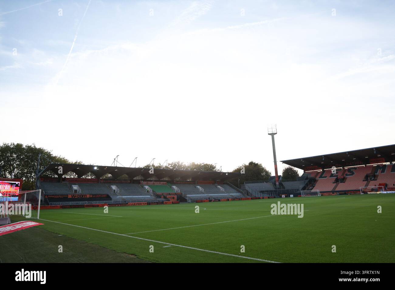 General View of Stade Yves Allainmat during Ligue 1 McDonald's match ...