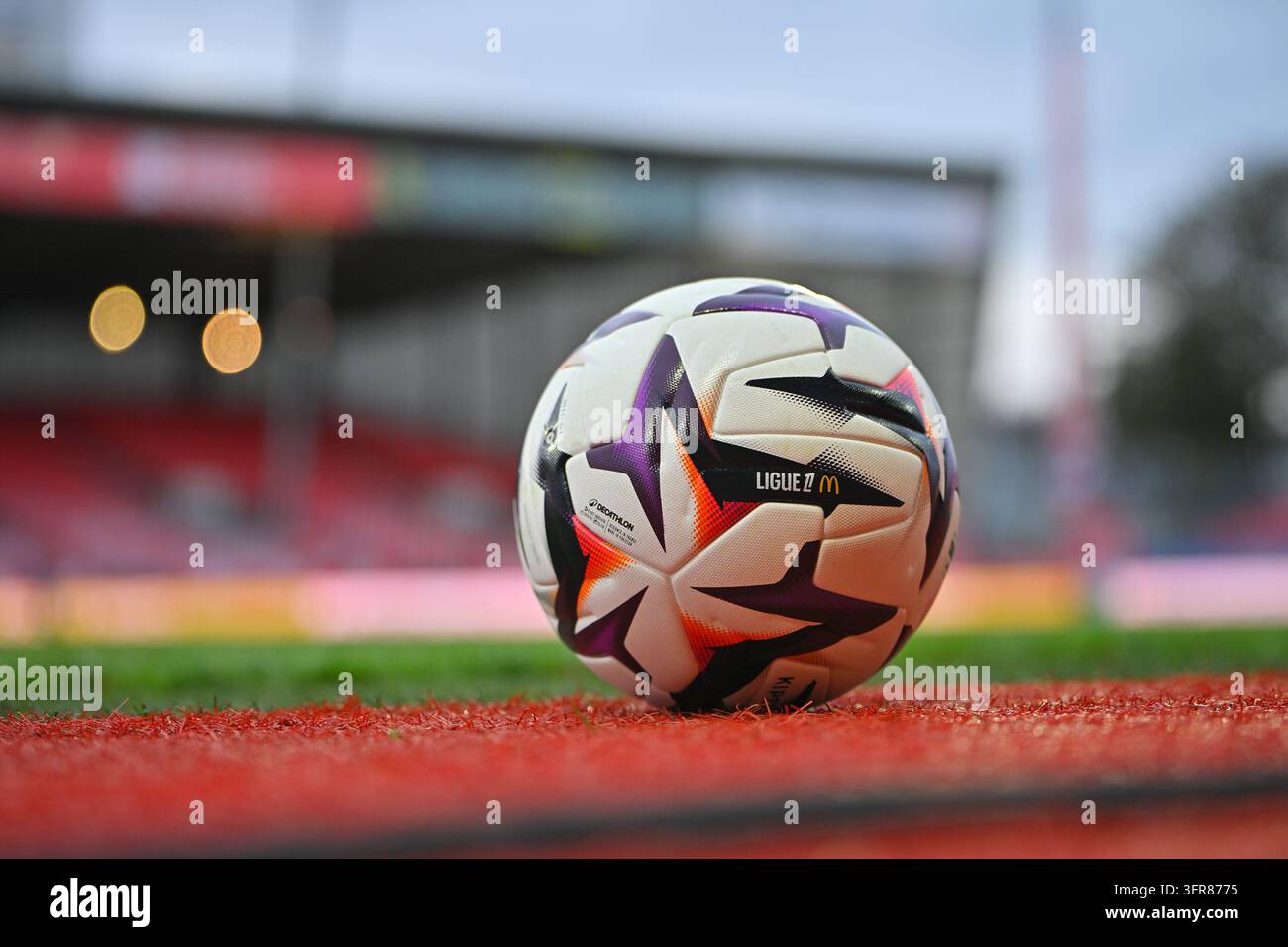 Illustration of ball during Ligue 1 McDonald's match between Brest and ...