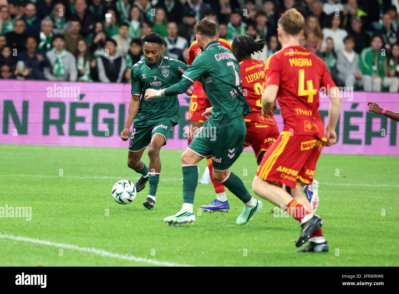 Thierno BALLO de Saint Etienne during Ligue 2 BKT match between of ...