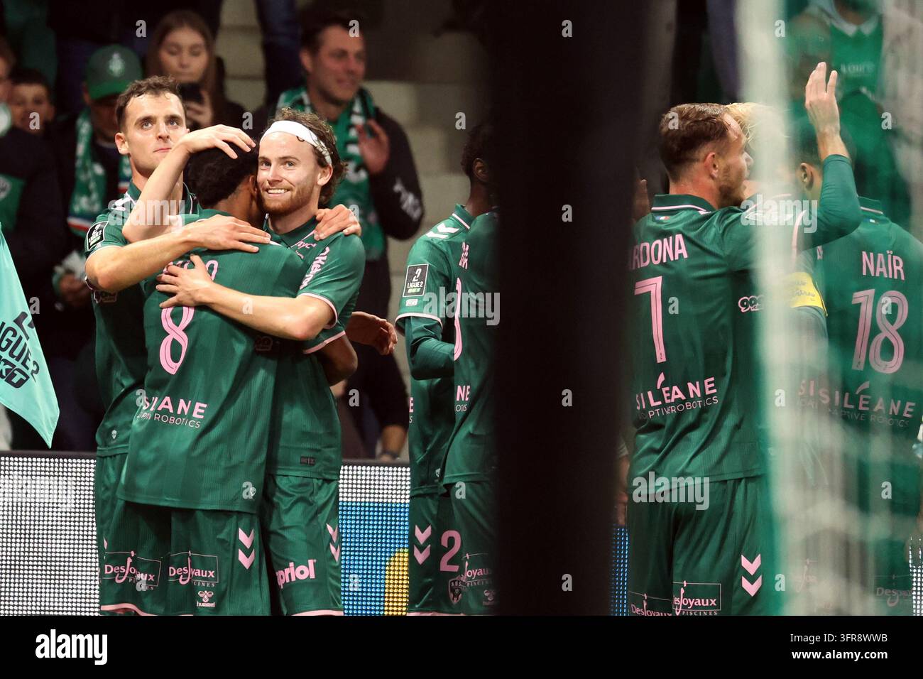 Thierno BALLO de Saint Etienne during Ligue 2 BKT match between of ...