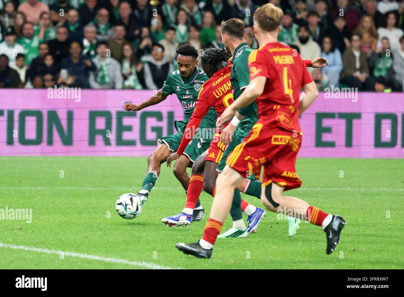 Thierno BALLO de Saint Etienne during Ligue 2 BKT match between of ...
