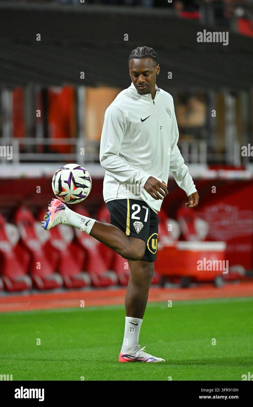 Lilian RAOLISOA of ANGERS during Ligue 1 McDonald's match between Brest ...