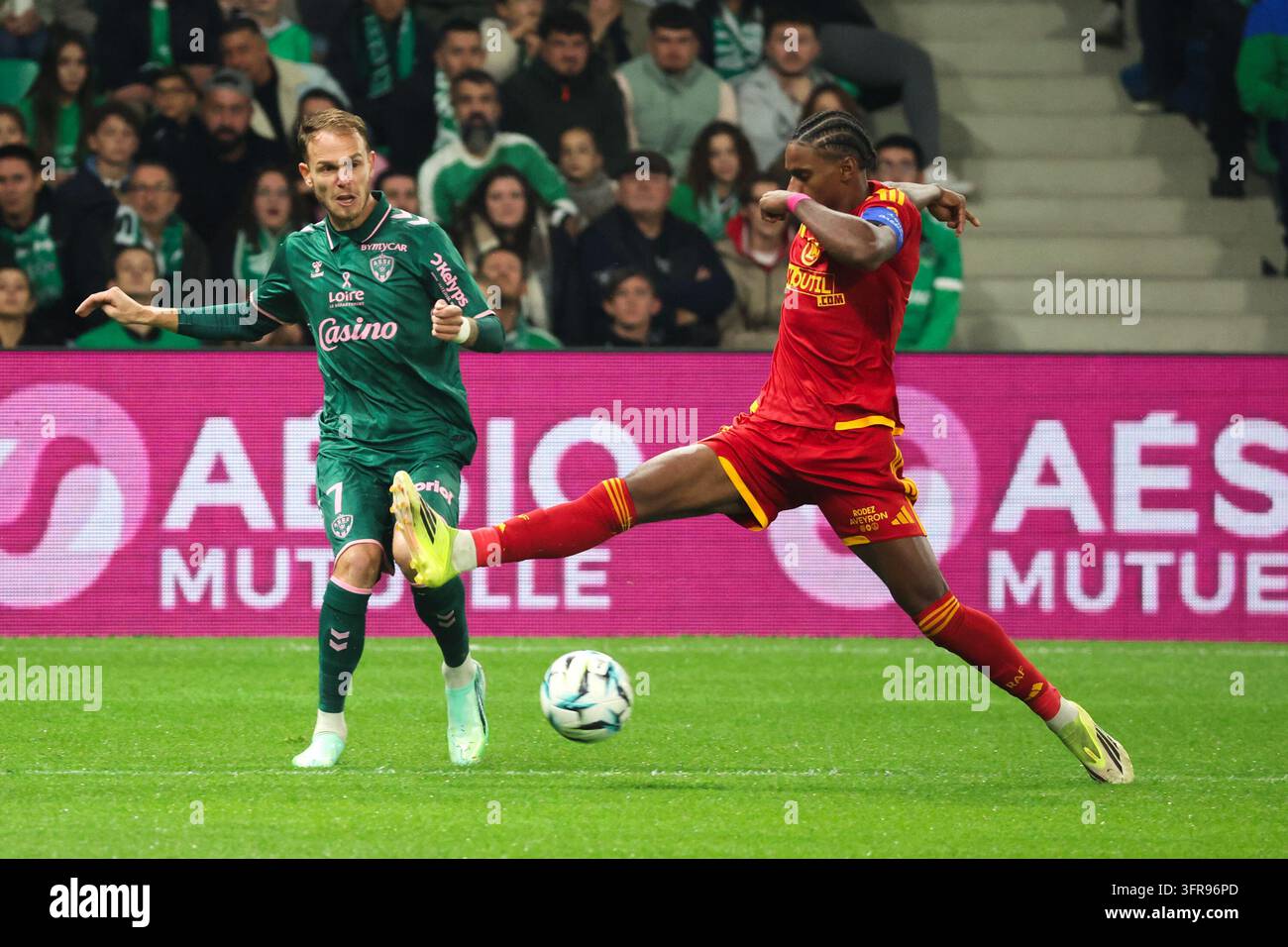 Irvin CARDONA de Saint Etienne during Ligue 2 BKT match between of ...