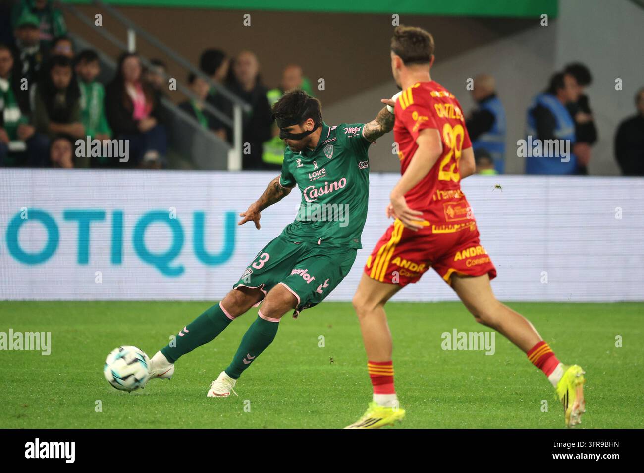 Joao FONSECA de Saint Etienne during Ligue 2 BKT match between of Saint ...