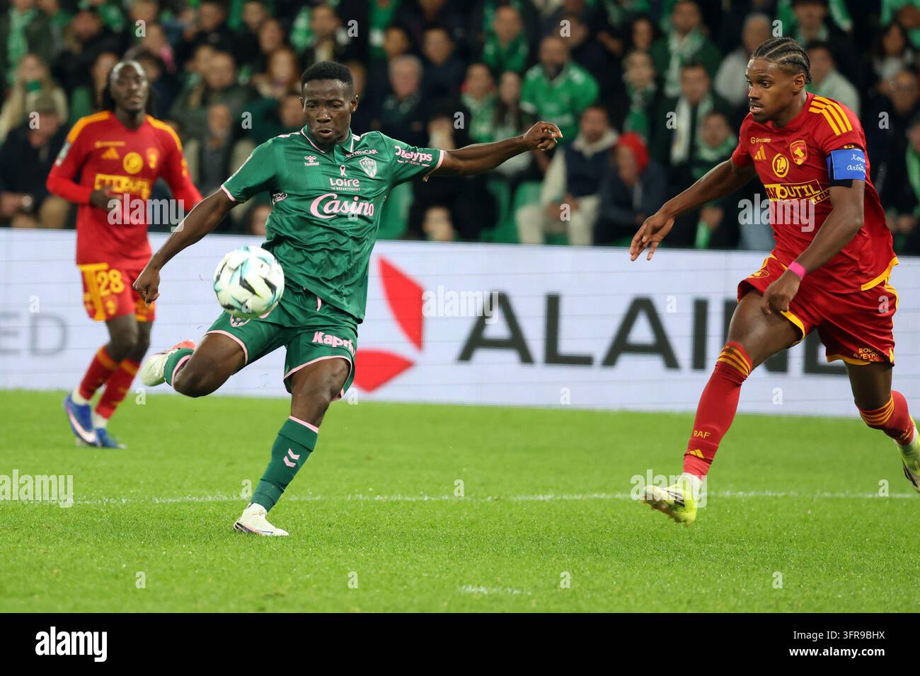 Augustine BOAKYE de Saint Etienne during Ligue 2 BKT match between of ...