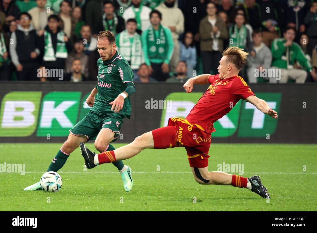 Irvin CARDONA de Saint Etienne during Ligue 2 BKT match between of ...