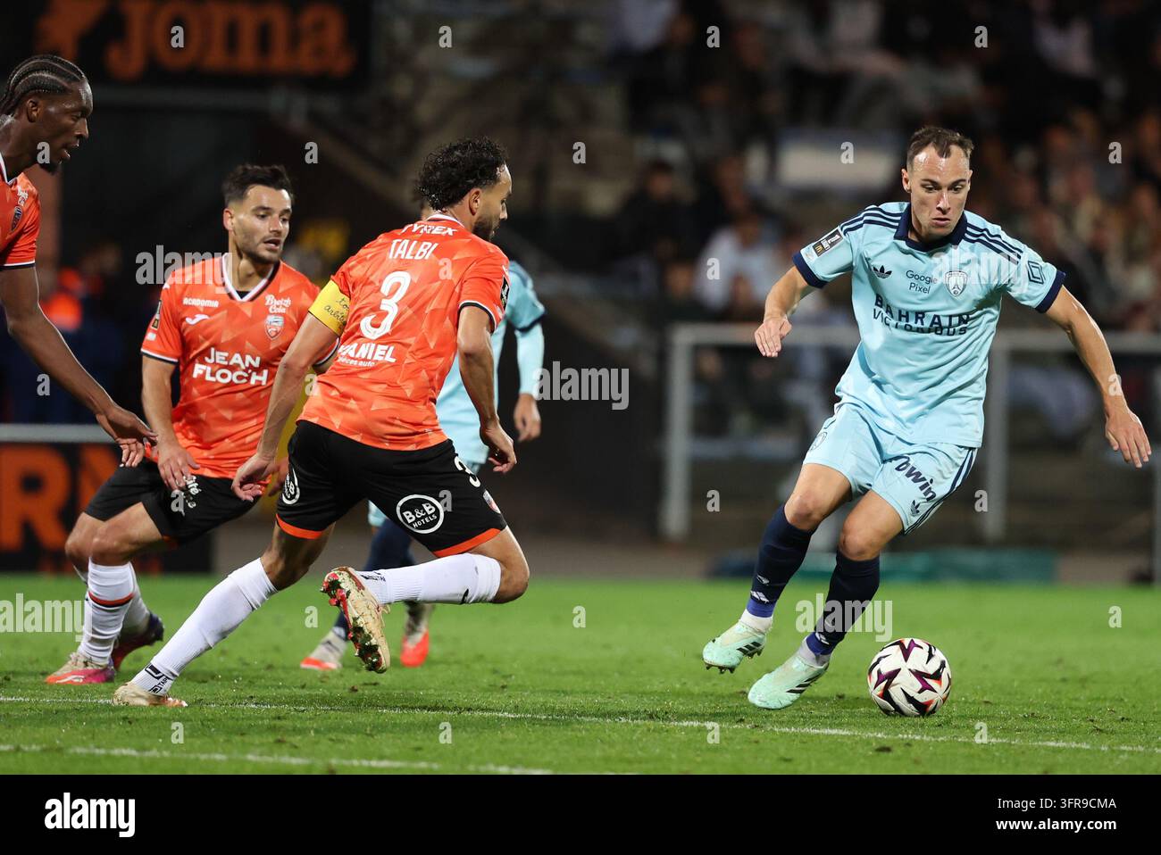 Pablo PAGIS and Alec GEORGEN during Ligue 1 McDonald's match between ...