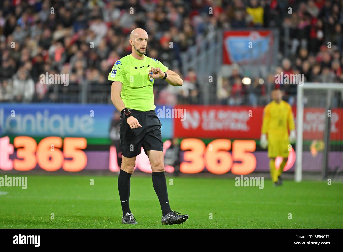 Eric Wattellier referee during Ligue 1 McDonald's match between Brest ...