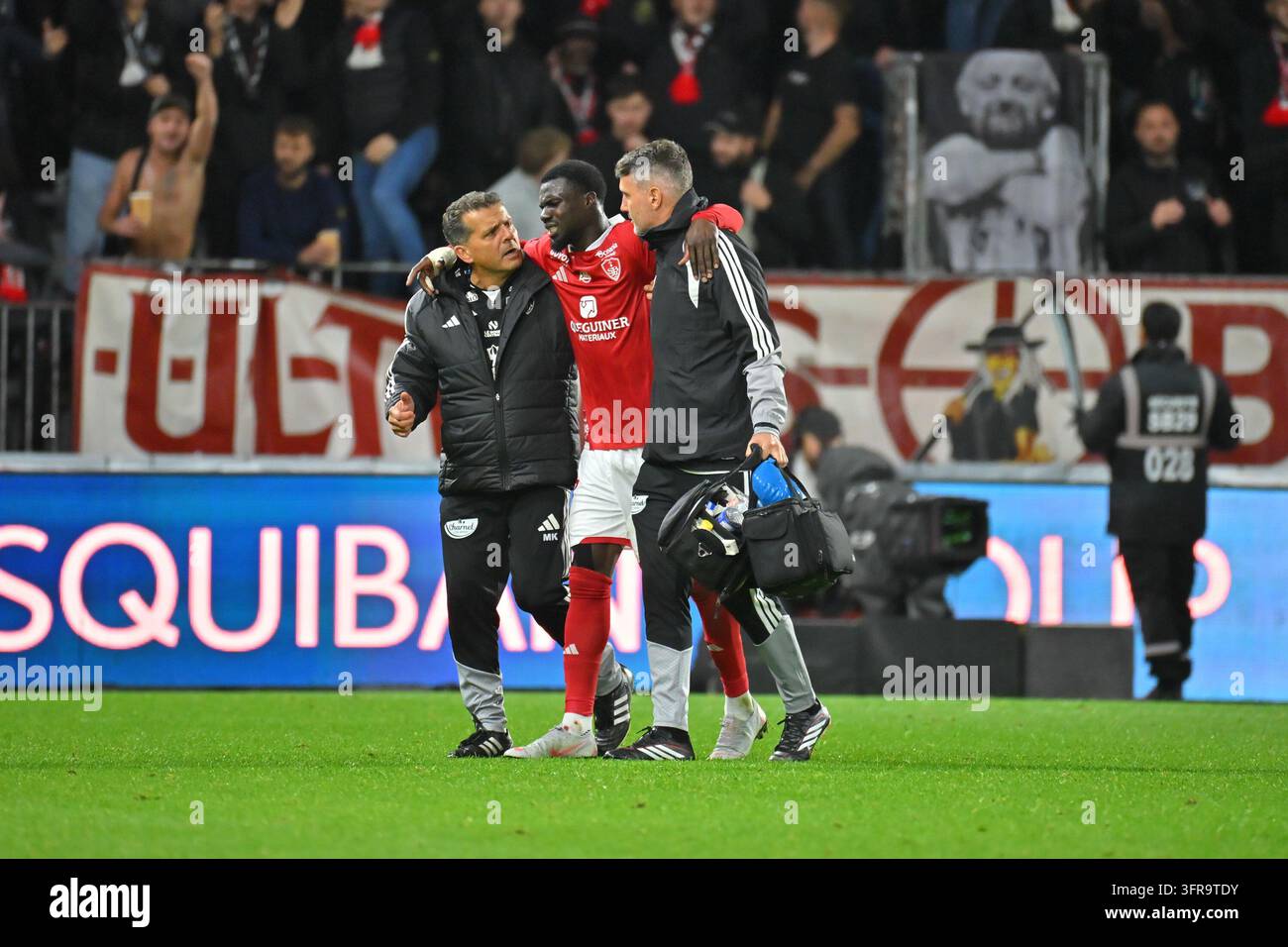 Mama BALDÉ of Stade Brestois 29 during Ligue 1 McDonald's match between ...