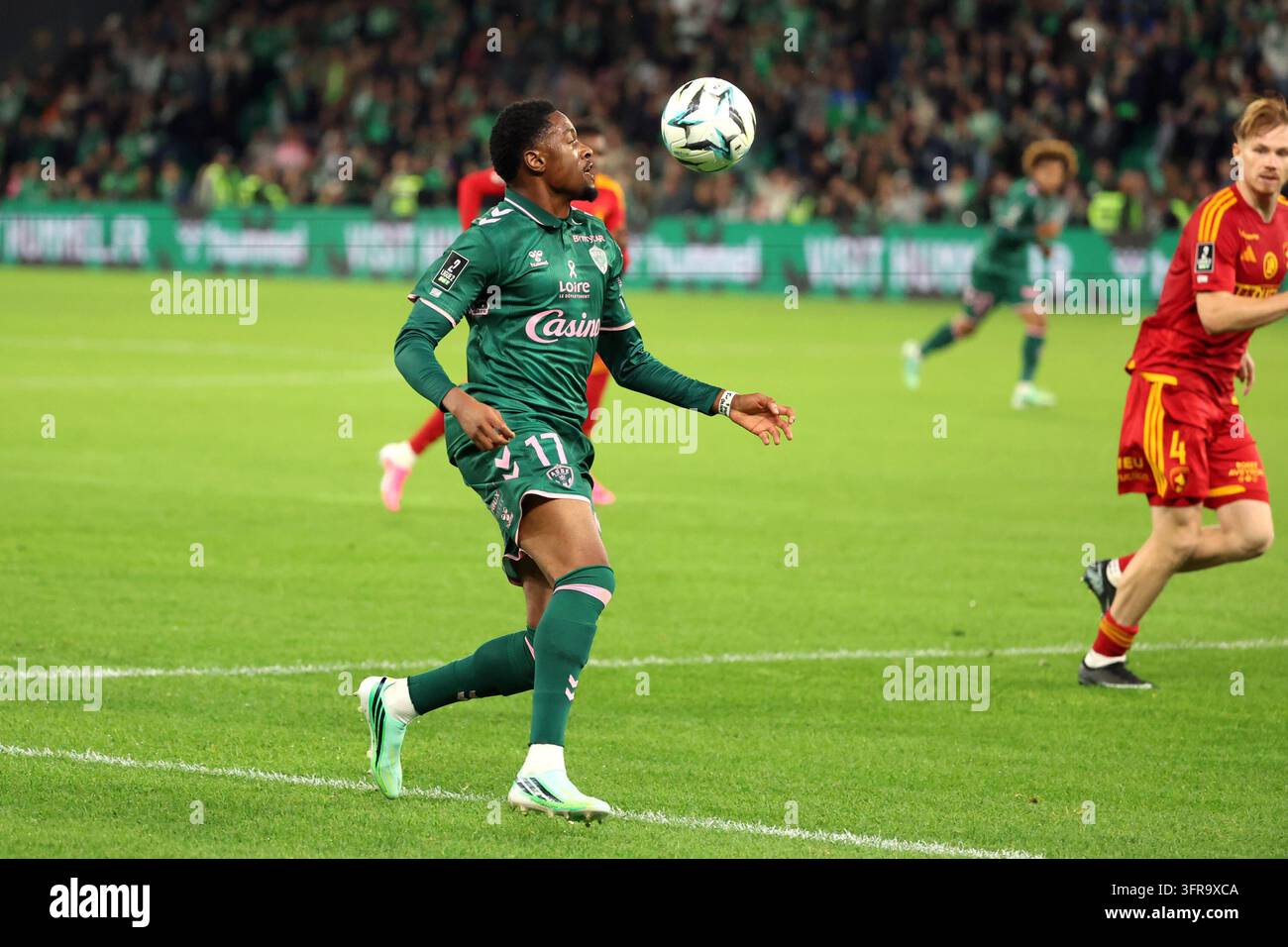 Joshua DUFFUS de Saint Etienne during Ligue 2 BKT match between of ...