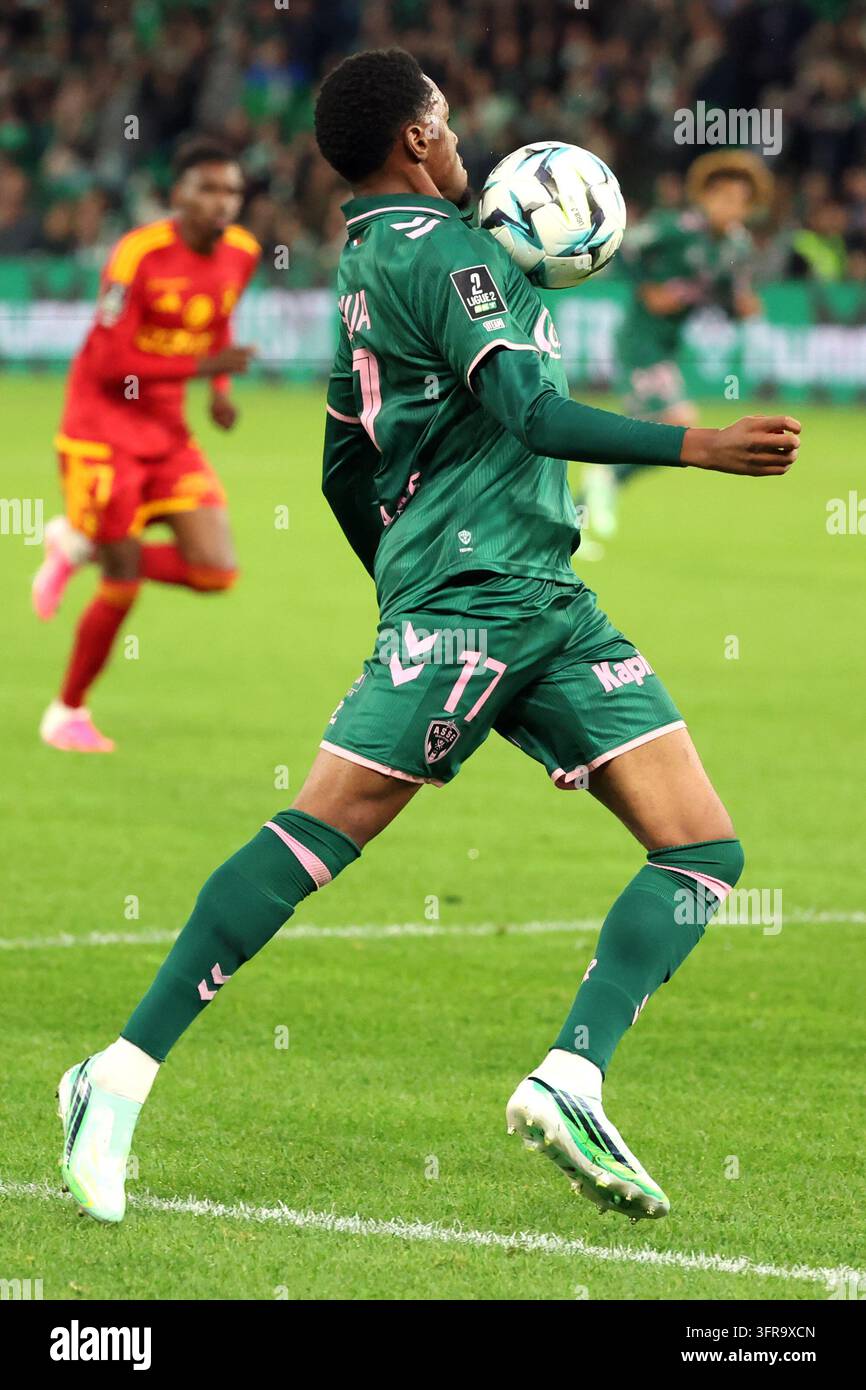 Joshua DUFFUS de Saint Etienne during Ligue 2 BKT match between of ...