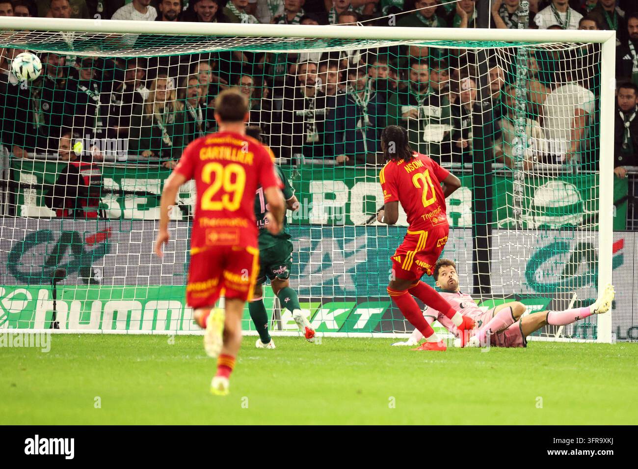 Gautier LARSONNEUR de Saint Etienne during Ligue 2 BKT match between of ...