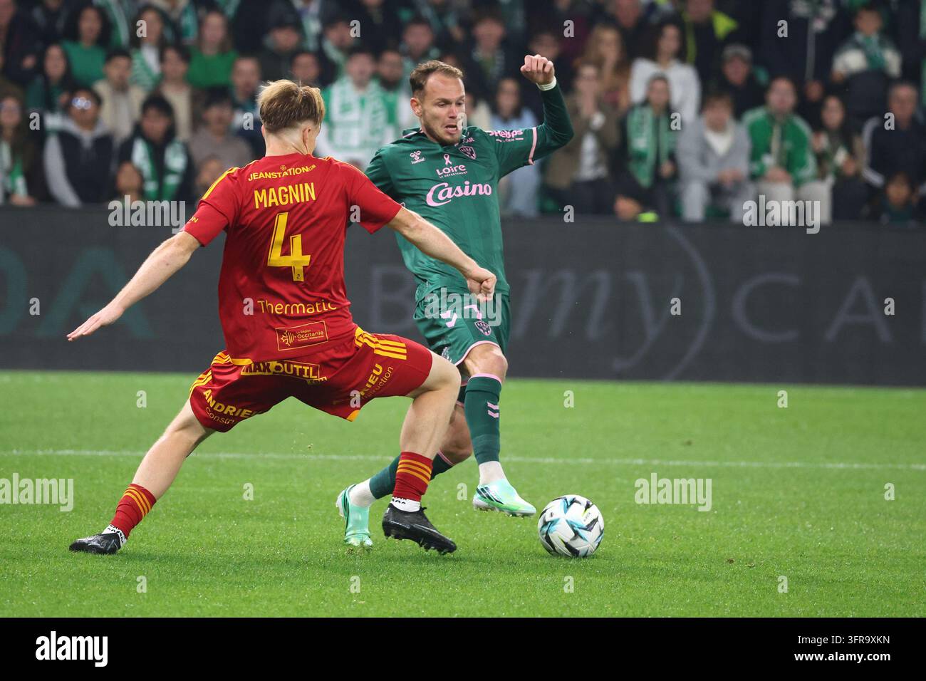 Irvin CARDONA de Saint Etienne during Ligue 2 BKT match between of ...