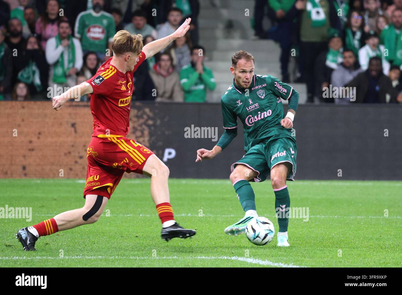 Irvin CARDONA de Saint Etienne during Ligue 2 BKT match between of ...