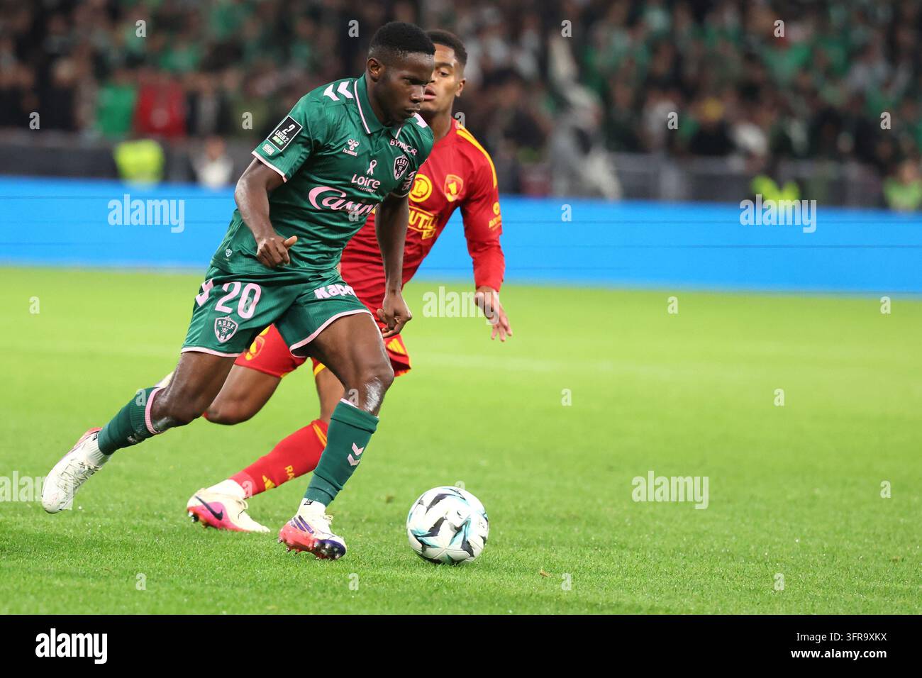 Augustine BOAKYE de Saint Etienne during Ligue 2 BKT match between of ...