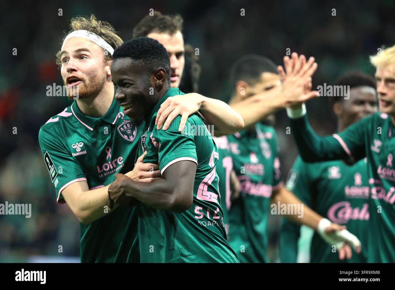 Augustine BOAKYE de Saint Etienne during Ligue 2 BKT match between of ...