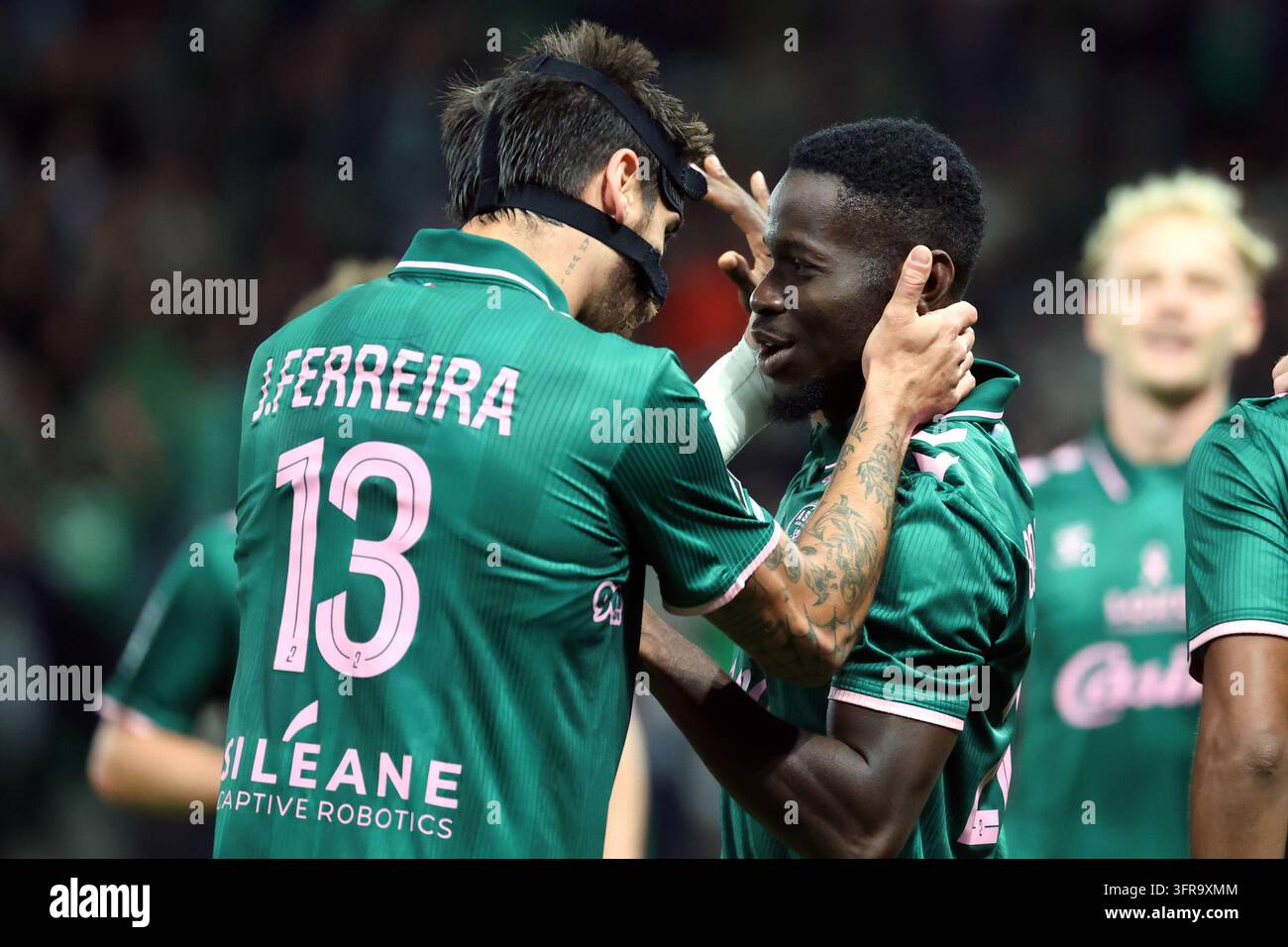 Augustine BOAKYE de Saint Etienne during Ligue 2 BKT match between of ...
