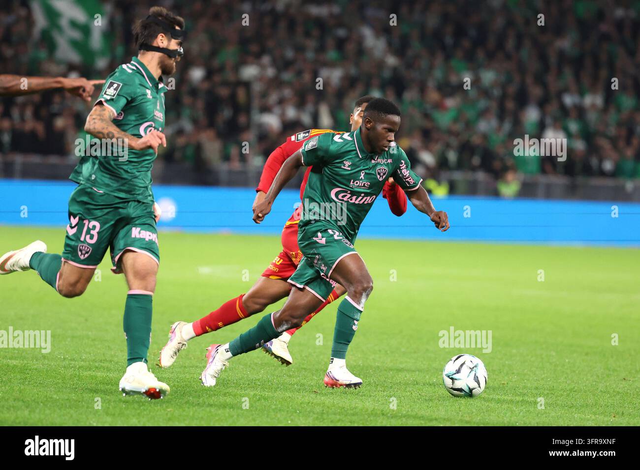 Augustine BOAKYE de Saint Etienne during Ligue 2 BKT match between of ...