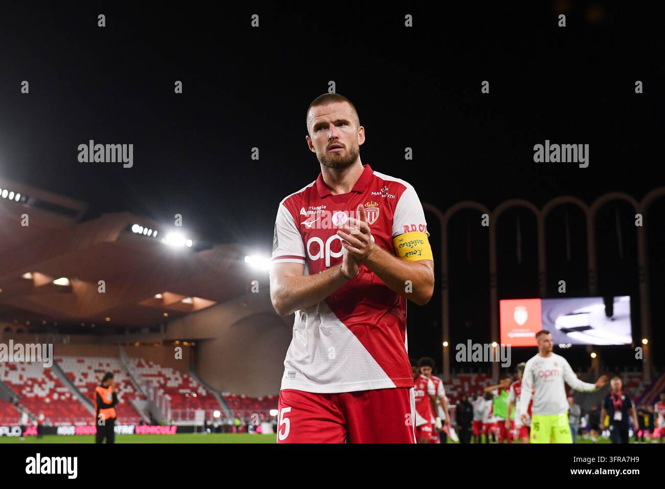 Eric DIER of Monaco looks dejected during Ligue 1 McDonald's match ...