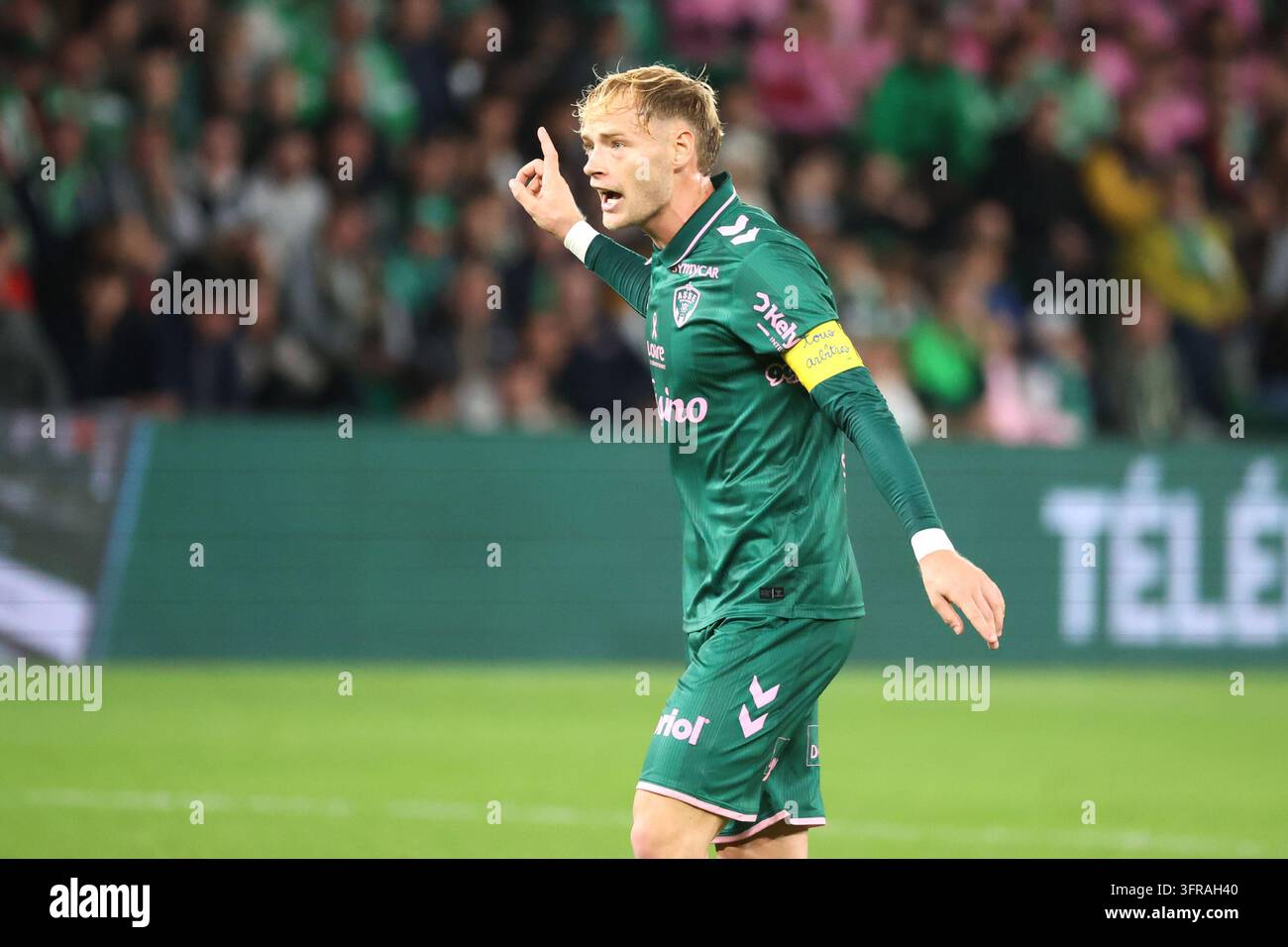 Maxime BERRNAUER de Saint Etienne during Ligue 2 BKT match between of ...