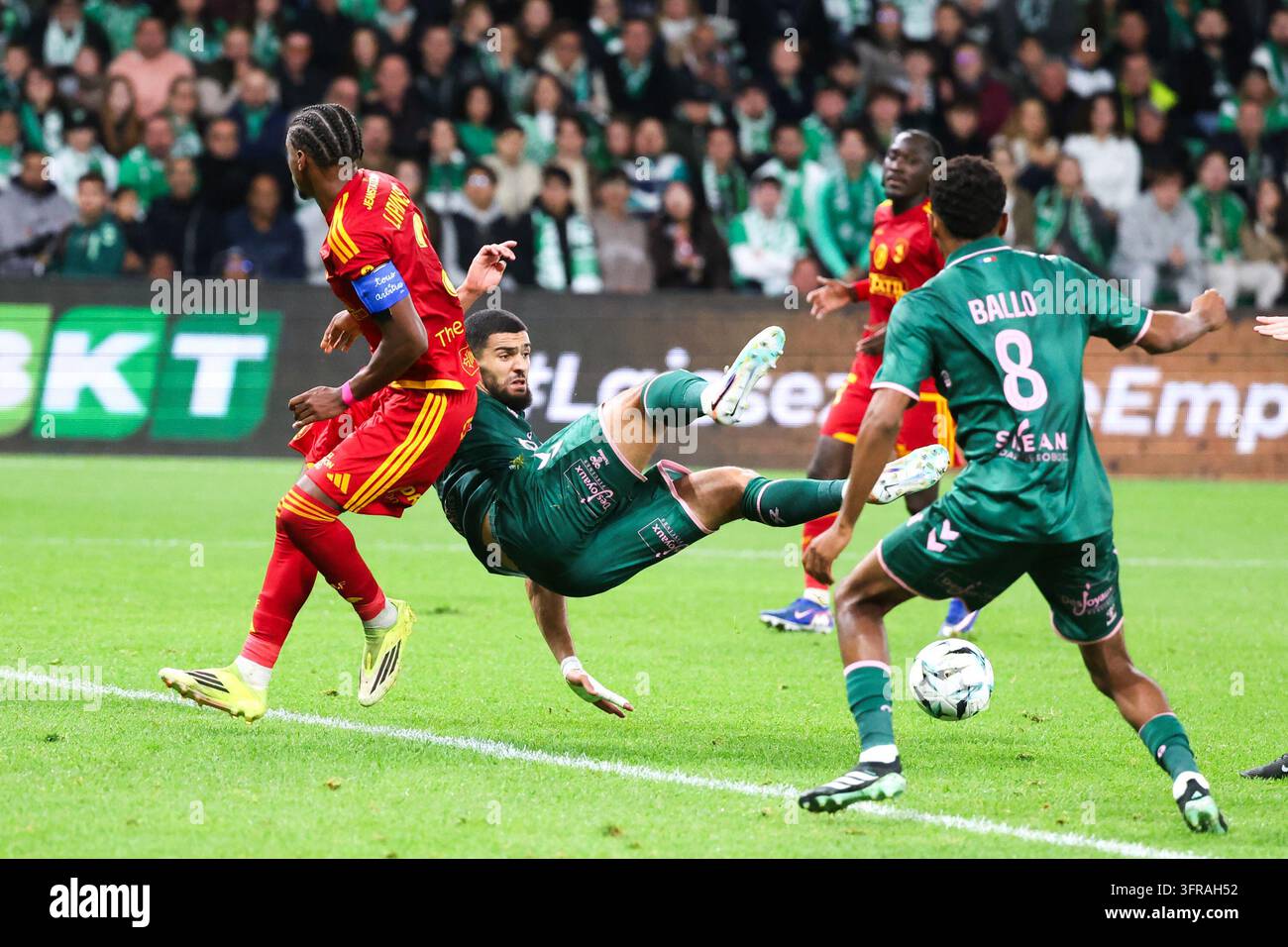 Sohaib NAIR de Saint Etienne during Ligue 2 BKT match between of Saint ...