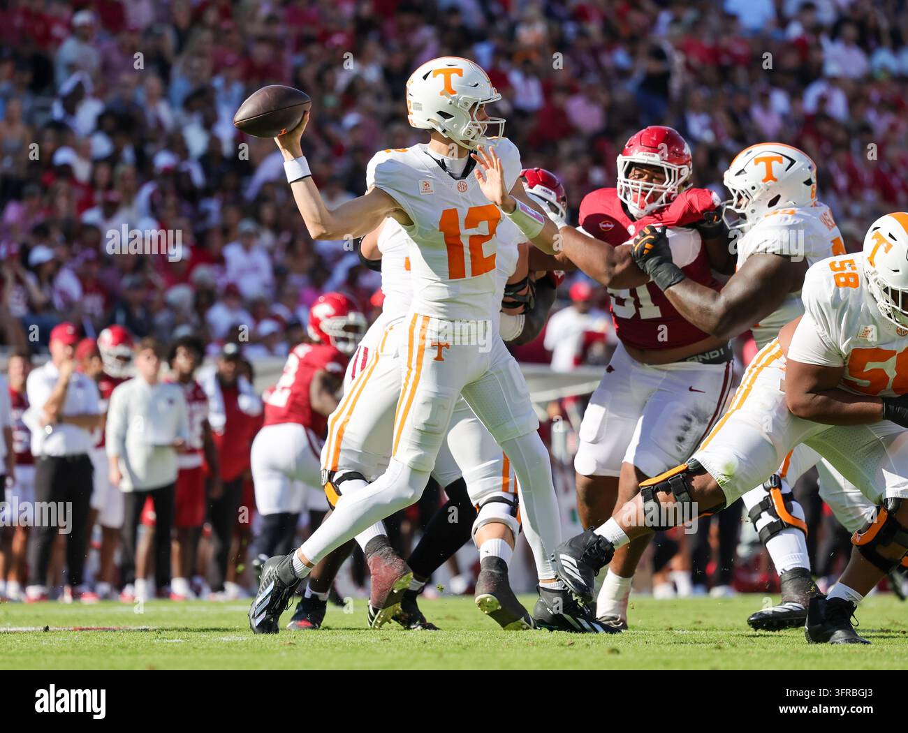 Razorback Stadium. 10th Oct, 2026. AR, USA; at Razorback Stadium ...