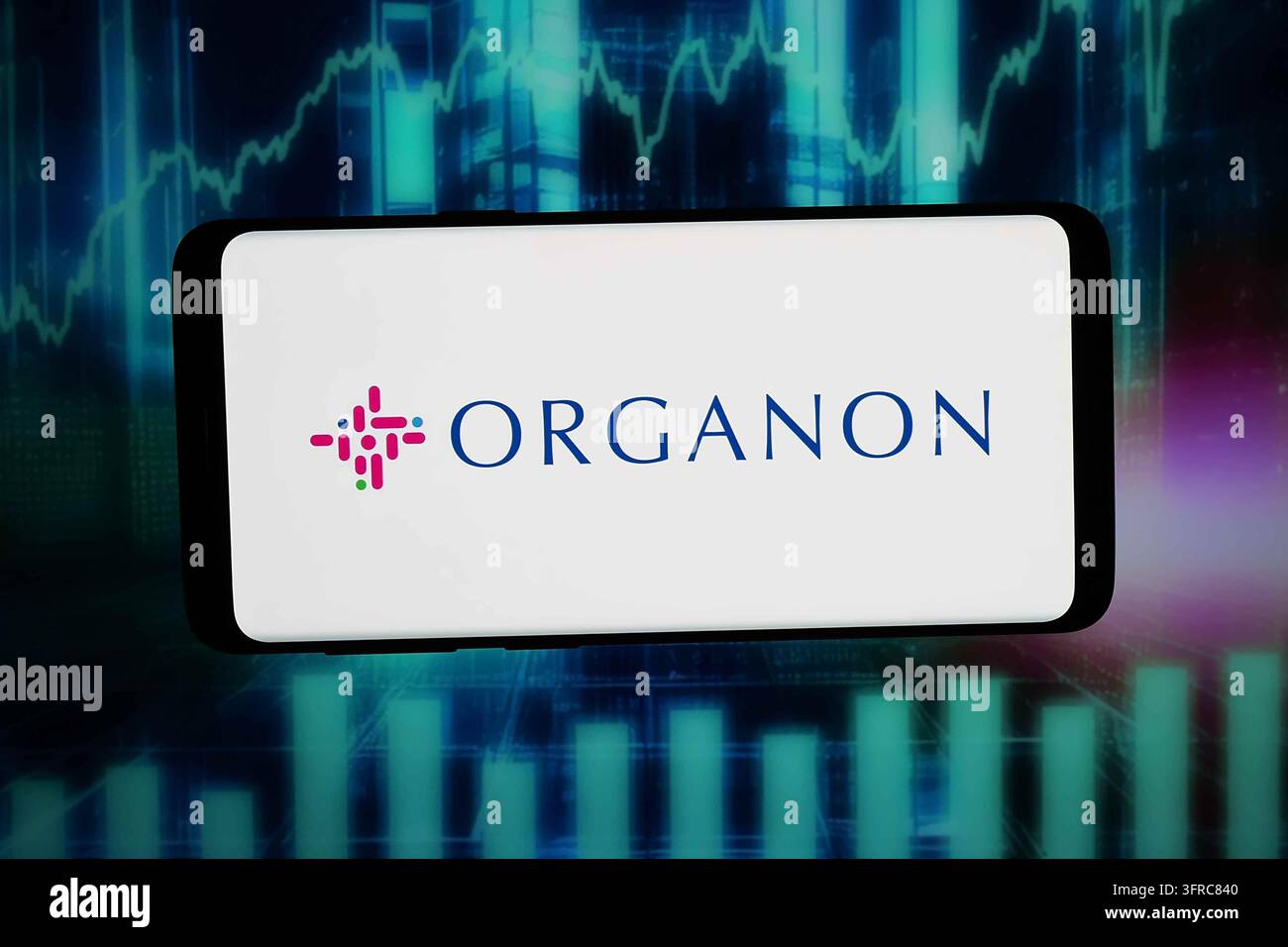 In this photo illustration, the logo of US pharmaceutical company ...
