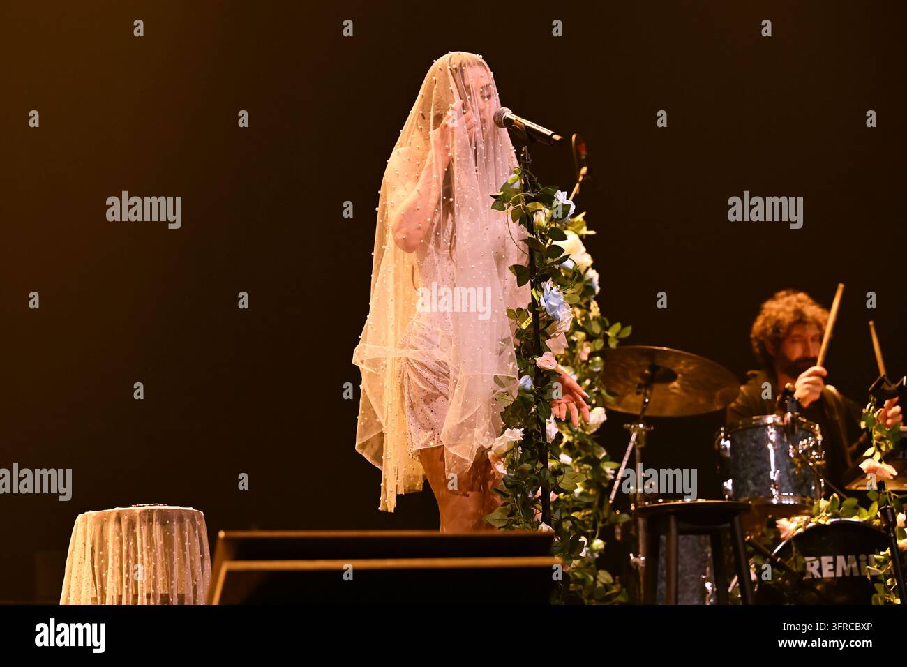 LONDON, ENGLAND - OCTOBER 09: Ana Sky performing at O2 Arena, Greenwich ...