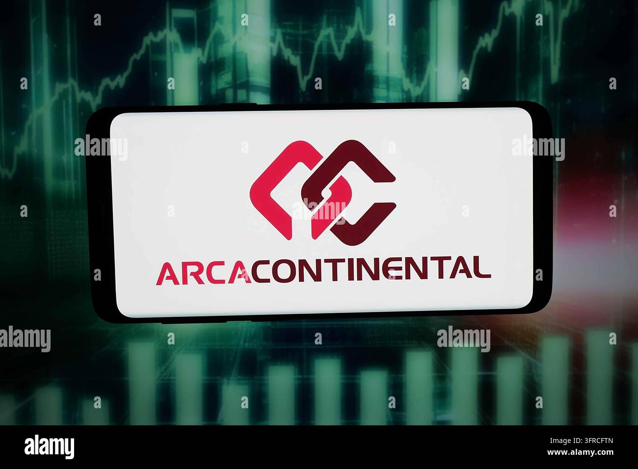 In this photo illustration, the logo of Mexican beverage company Arca ...
