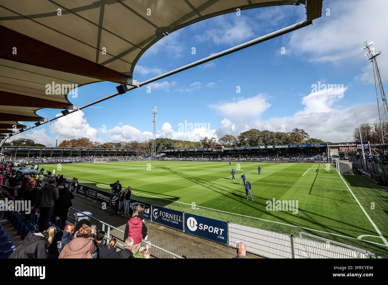VELSEN - Overview of the BUKO Stadium prior to the Dutch Eredivisie ...