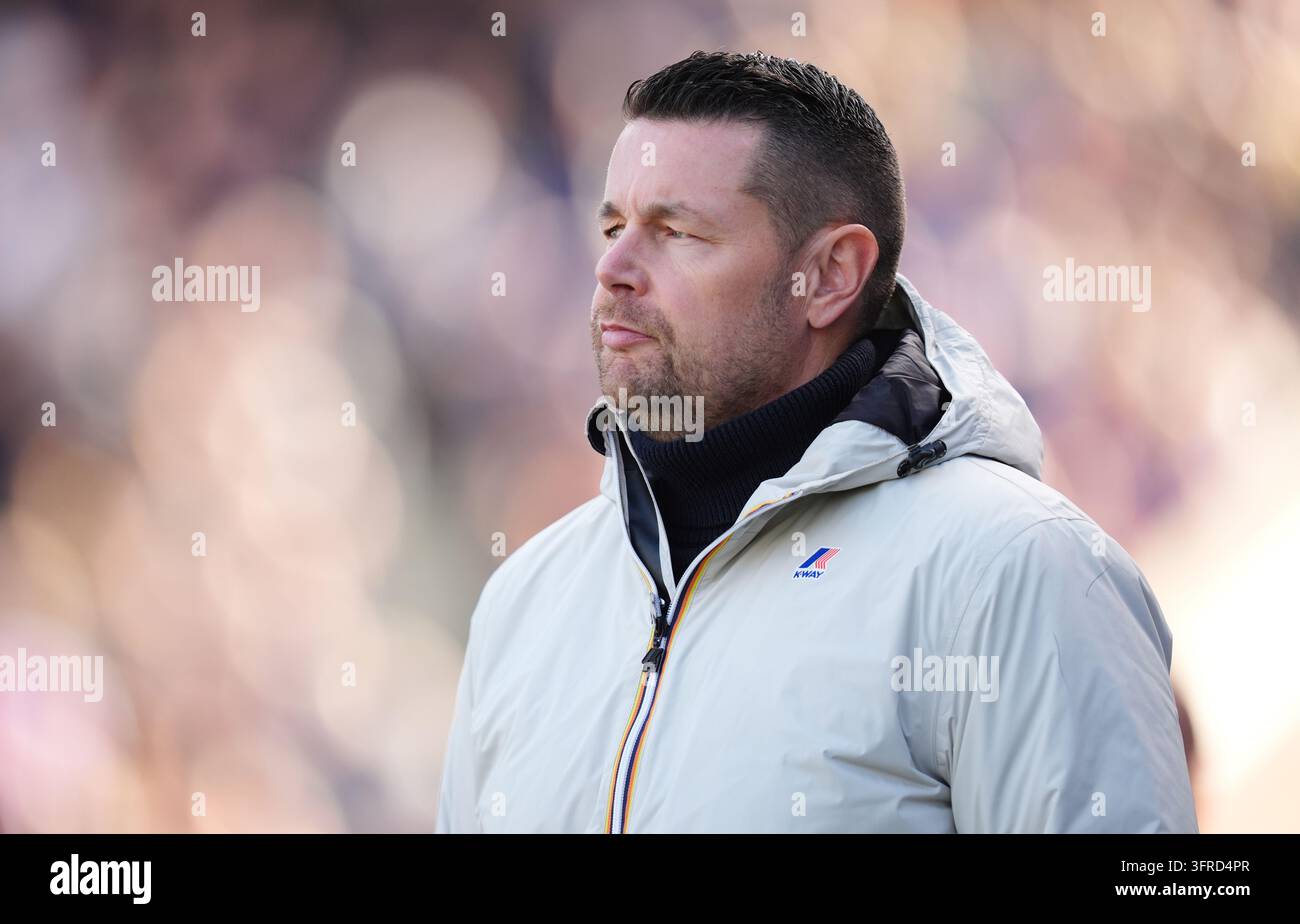 Crystal Palace manager Pierre Sage before the Premier League match at ...