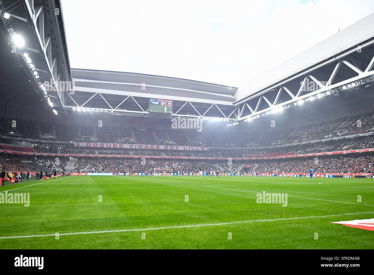 General view of Stade Pierre-Mauroy during Ligue 1 McDonald's match ...