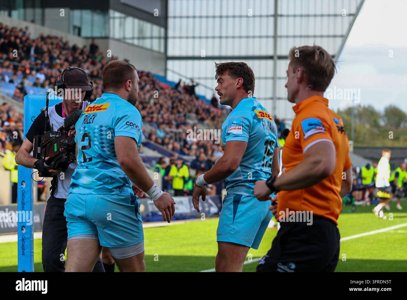 Sam Riley England Rugby CorpAcq Stadium, Salford, UK. 11th Oct, 2026. English Gallagher Prem ...