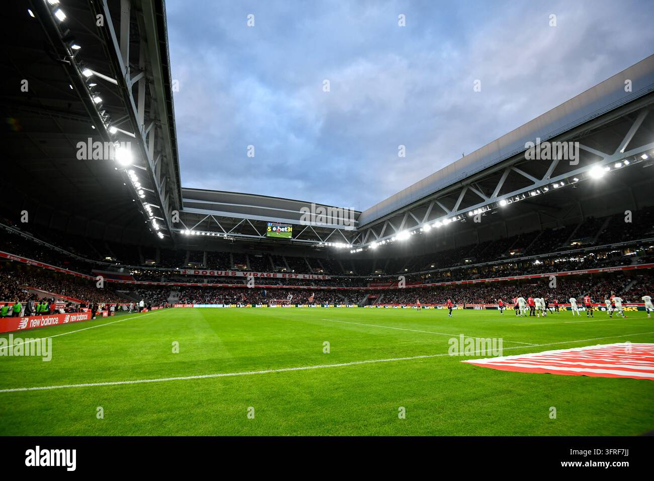 General view of Stade Pierre-Mauroy during Ligue 1 McDonald's match ...