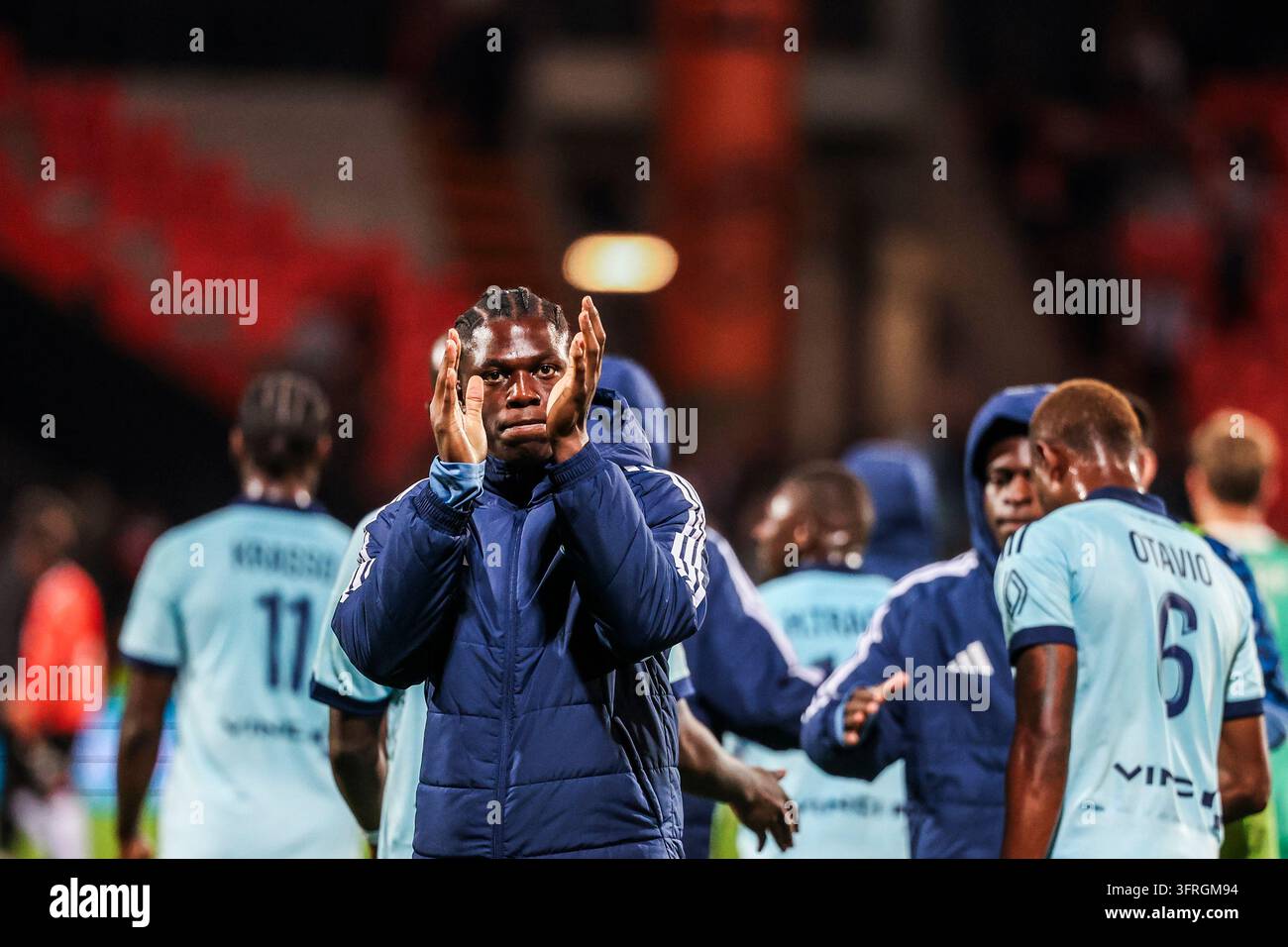 Obed NKAMBADIO of Paris FC after Ligue 1 McDonald's match between ...