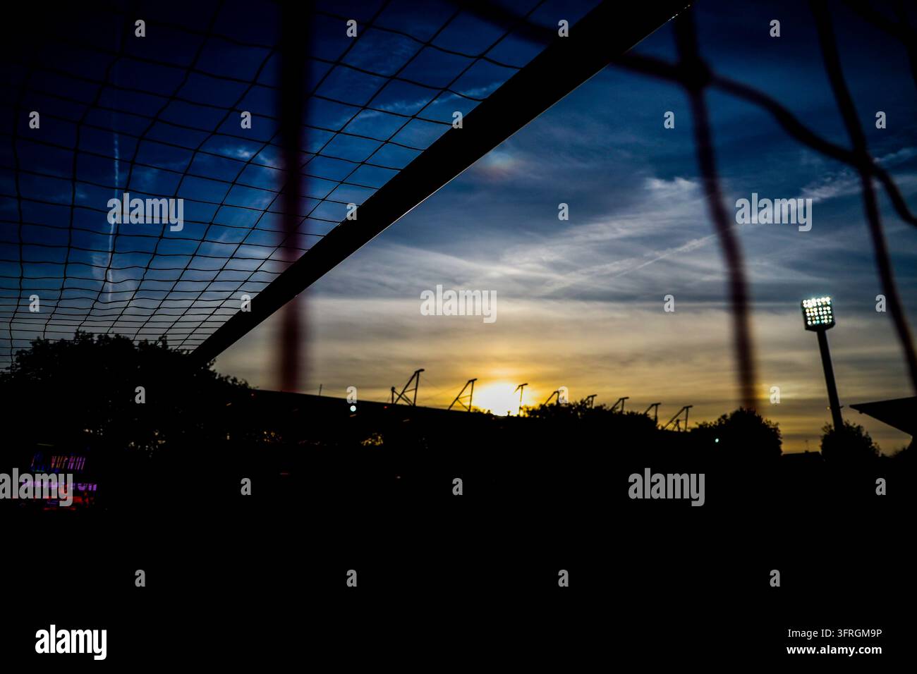 Illustration general view of Stade du Moustoir prior Ligue 1 McDonald's ...