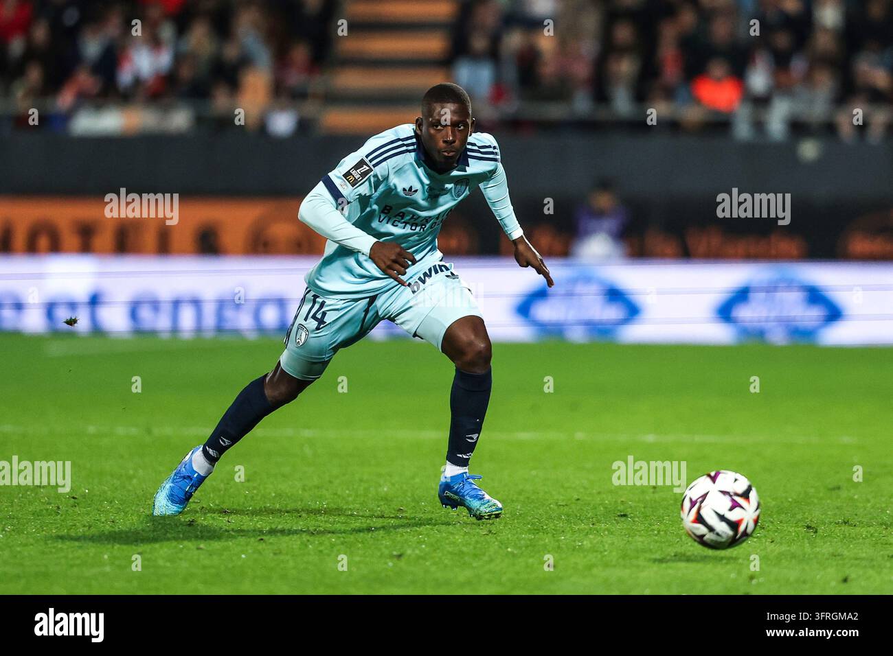 Hamari TRAORE of Paris FC during Ligue 1 McDonald's match between ...